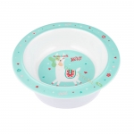 КАНПОЛ МЕЛАМИНОВА КУПА С ВАКУУМЕН РИНГ EXOTIC ANIMALS ТЮРКОАЗ 270 мл / CANPOL BABIES MELAMINE BOWL WITH VACUUM RING EXOTIC ANIMALS TURQUOISE 