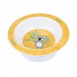 КАНПОЛ МЕЛАМИНОВА КУПА С ВАКУУМЕН РИНГ EXOTIC ANIMALS ЖЪЛТА 270 мл / CANPOL BABIES MELAMINE BOWL WITH VACUUM RING EXOTIC ANIMALS YELLOW 270 ml