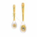 КАНПОЛ МЕЛАМИНОВИ ЛЪЖИЧКИ EXOTIC ANIMALS ЖЪЛТИ 9 м+ 2 броя / CANPOL BABIES MELAMINE SPOONS EXOTIC ANIMALS YELLOW 9 m+