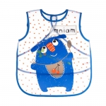 КАНПОЛ НЕПРОМОКАЕМ ЛИГАВНИК MONSTER СИН / CANPOL BABIES BIB WITH POCKET MONSTER BLUE