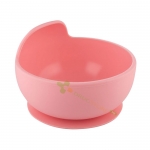 КАНПОЛ СИЛИКОНОВА КУПА С ВАКУУМЕН РИНГ РОЗОВА 330 мл / CANPOL BABIES SILICONE BOWL WITH VACUUM RING PINK