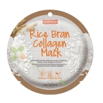 КОЛАГЕНОВА МАСКА ЗА ЛИЦЕ С ОРИЗОВИ ТРИЦИ 18 г / PUREDERM RICE BRAN COLLAGEN MASK