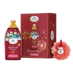 КОМПЛЕКТ CHRISTMAS MAGIC ДУШ ГЕЛ ЯБЪЛКА И КАНЕЛА 500 мл + ГЪБА ЗА БАНЯ / L'ANGELICA CHRISTMAS MAGIC GIFT SET