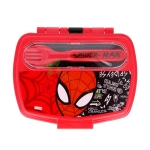 КОМПЛЕКТ КУТИЯ ЗА ХРАНА С ВИЛИЦА И ЛЪЖИЦА СПАЙДЪРМЕН / STOR FOOD BOX SET WITH FORK AND SPOON SPIDERMAN