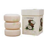 КОМПЛЕКТ ТВЪРДИ САПУНИ КОКОС 3 * 150 г / ALCHIMIA SOAP FINE VEGETABLE SOAP COCONUT 