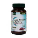 ЛИВ ФРЕНДЛИ ПРОБИОТИК + АЦИДОФИЛУС 3 млрд капсули 120броя / HOLLAND & BARRETT LIVE FRIENDLY BACTERIA WITH ACIDOPHILUS 3 billion 