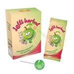 ЛОЛИ ХЕРБАЛ БЛИЗАЛКИ ПРИ КАШЛИЦА С ВКУС НА ЯБЪЛКА 4 броя / ALPI LOLLI HERBAL LOLLIPOPS FOR COUGH WITH APPLE FLAVOUR