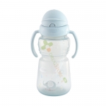 ЛОРЕЛИ ШИШЕ СПОРТ + СЛАМКА С 2 ДРЪЖКИ АНИМАЛ 325 мл /BERTONI - LORELLI SPORT SIPPER WITH STRAW ANIMALS WITH HANDLES 325 ml