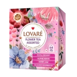 ЛОВАРЕ ЧАЙ АСОРТИ FLOWER 4 вида х 8 броя / LOVARE FLOWER TEA ASSORTED tea bags 4 х 8