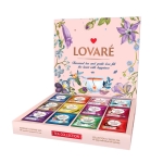 ЛОВАРЕ ЧАЙ АСОРТИ FLOWERS AND TEA SPRING 12 вида х 5 броя / LOVARE FLOWERS AND TEA SPRING TEA tea bags 12 х 5