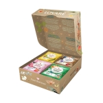 ЛОВАРЕ ЧАЙ АСОРТИ GREEN TEA ASSORTED филтър 4 вида х 8 броя / LOVARE GREEN TEA ASSORTED TEA tea bags 4 х 8