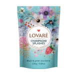 ЛОВАРЕ ЧАЙ CHAMPAGNE SPLASHES 250 г + филтър 50 броя / LOVARE CHAMPAGNE SPLASHES LOOSE TEA DOYPACK 250 g+tea bags 50