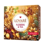 ЛОВАРЕ ЧАЙ АСОРТИ FLOWERS филтър 12 вида х 5 броя / LOVARE TEA ASSORTI FLOWERS WINTER COLLECTION tea bags 12 х 5