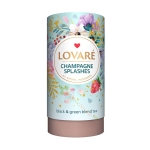 ЛОВАРЕ ЧАЙ ТУБА CHAMPAGNE SPLASHES 80 г + 15 хартиени филтъра / LOVARE CHAMPAGNE SPLASHES TEA 80 g + 15 paper filters