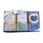 ЛУКСОЗЕН ПОДАРЪЧЕН КОМПЛЕКТ ЗЛАТЕН, КОНОПЕН И ЧЕРЕН 250 г 3 броя / NESTI DANTE GOLD, HEMP & BLACK SOAP LUXURY GIFT SET 250 g 