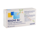 МАГНЕ B6 таблетки 60 броя / SANOFI-AVENTIS MAGNE B6