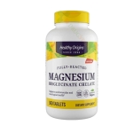 МАГНЕЗИЙ (БИСГЛИЦИНАТ ХЕЛАТ) таблетки 100 мг 360 броя / HEALTHY ORIGINS MAGNESIUM BISGLYCINATE CHELATE 