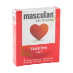 МАСКУЛАН ПРЕЗЕРВАТИВИ SENSITIVE 3 броя / MASCULAN SENSITIVE CONDOMS