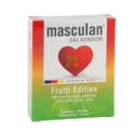 МАСКУЛАН ПРЕЗЕРВАТИВИ FRUTTI EDITION 3 броя / MASCULAN FRUTTI EDITION CONDOMS