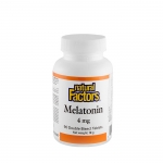 МЕЛАТОНИН таблетки 4 мг 90 броя / NATURAL FACTORS MELATONIN
