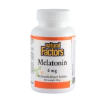 МЕЛАТОНИН таблетки 4 мг 90 броя / NATURAL FACTORS MELATONIN tablets 4 mg