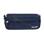 МИЛАН 1918 НЕСЕСЕР С 2 ЦИПА ТЪМНОСИН / MILAN 1918 PENSILCASE WITH 2 ZIPPERS DARK BLUE