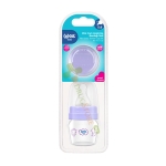 МИНИ Стъклено шише с два накрайника 0-6 месеца 30 мл / WEE BABY MINI GLASS BOTTLE 0-6 months