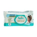 МОКРИ КЪРПИ ПАМПЕРС АКВА СОФТ ТАЧ 99% ВОДА 48 броя / WET WIPES PAMPERS AQUA SOFT TOUCH 99% WATER 