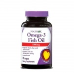 НАТРОЛ ОМЕГА-3 РИБЕНО МАСЛО 1000 мг. 60 броя / NATROL OMEGA-3 FISH OIL 1000 mg.