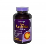 НАТРОЛ СОЕВ ЛЕЦИТИН капсули 1200 мг. 120 броя / NATROL SOYA LECITHIN 1200 mg.