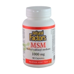 НАТУРАЛ ФАКТОРС МСМ капсули 1000 мг 90 броя / NATURAL FACTORS MSM