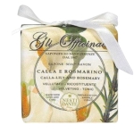 НАТУРАЛЕН САПУН БИЛКИ И ПОДПРАВКИ С РОЗМАРИН И КАЛА ЛИЛИУМ 200 г / NESTI DANTE GLI OFFICINALI NATURAL SOAP CALLA - LILY AND ROSEMARY VELVETING - TONIC