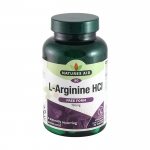 L-АРГИНИН таблетки 750 мг 90 броя / NATURES AID L - ARGININE