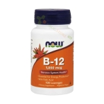 НАУ ФУДС ВИТАМИН B12 таблетки за смучене 1000 мкг 100 броя / NOW FOODS VITAMIN B12