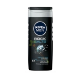 НИВЕА ДУШ ГЕЛ РОК С КАМЕННА СОЛ 250 мл / NIVEA NIVEA MEN ROCK SALTS SHOWER GEL 