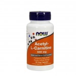 НАУ ФУДС АЦЕТИЛ L - КАРНИТИН капсули 500 мг. 50 броя / NOW FOODS ACETYL L - CARNITINE