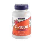 НАУ ФУДС ВИТАМИН С-1000 С ШИПКИ И БИОФЛАОВОНОИДИ таблетки 100 броя / NOW FOODS VITAMIN C