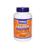 НАУ ФУДС ЛЕЦИТИН драже 1200 мг. 100 броя / NOW FOODS LECITHIN
