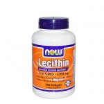 НАУ ФУДС ЛЕЦИТИН драже 1200 мг. 200 броя / NOW FOODS LECITHIN