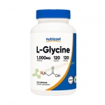 L-ГЛИЦИН капсули 1000 мг 120 броя / NUTRICOST L-GLYCINE