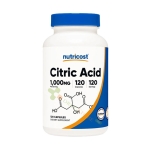 ЛИМОНЕНА КИСЕЛИНА капсули 120 броя / NUTRICOST CITRIC ACID