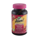 АЛАЙВ ПРЕМИУМ МУЛТИВИТАМИНИ ЗА ЖЕНИ 50+ желирани таблетки 75 броя / NATURE'S WAY ALIVE WOMENS 50+ PREMIUM GUMMIES MULTIVITAMIN