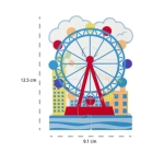 ДЪРВЕН ПЪЗЕЛ ОКОТО НА ЛОНДОН OTT06630 / ORANGE TREE TOYS LONDON EYE WOODEN PUZZLE OTT06630