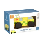 ДЪРВЕНА ЛИНЕЙКА OTT07428 / ORANGE TREE TOYS AMBULANCE OTT07428