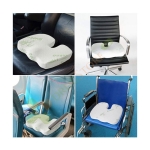 ОРТОПЕДИЧНА АНАТОМИЧНА ВЪЗГЛАВНИЦАЗА СЯДАНЕ / FLEXZON ORTHOPEDIC ANATOMICAL BAMBOO FIBER MEMORY FOAM SEAT CUSHION