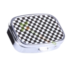 ОВАЛНА МЕТАЛНА КУТИЯ ЗА ЛЕКАРСТВА С 2 ОТДЕЛЕНИЯ / OVAL METAL BOX FOR MEDICINES WITH 2 COMPARTMENTS