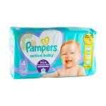 ПАМПЕРС АКТИВ БЕЙБИ МАКСИ ПАК №4 9 - 14 кг 58 броя / PROCTER & GAMBLE PAMPERS ACTIVE BABY MAXI PACK 9 - 14 kg