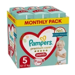 ПАМПЕРС ПРЕМИУМ КЕЪР ГАЩИ №5 12 - 17 кг. 102 броя / PROCTER & GAMBLE PAMPERS PREMIUM CARE PANTS