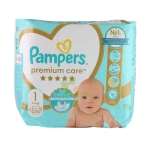 ПАМПЕРС ПРЕМИУМ КЕЪР НЮБОРН 2 - 5 кг 26 броя / PROCTER & GAMBLE PAMPERS PREMIUM CARE 2 - 5 kg