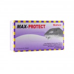 MAX - PROTECT ЛАТЕКСОВИ РЪКАВИЦИ ЗА ЕДНОКРАТНА УПОТРЕБА размер М 100 броя / POWDERED LATEX EXAMINATION GLOVES MAX - PROTECT SINGLE USE ONLY size М 100